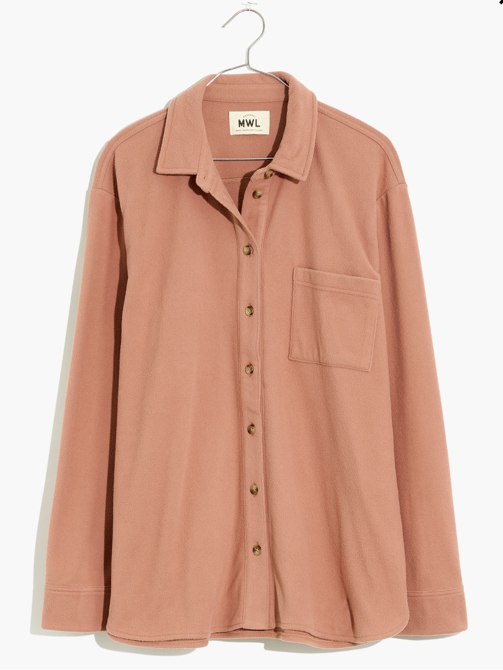 Madewell MWL Women's fleecelayer shirt jacket